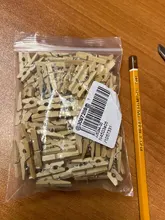 Craft-Clips Wood-Clamp Photo-Paper Mini Portable Natural 50/100/200pcs