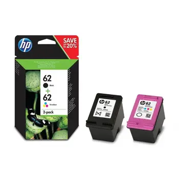 

Pack of 2 original refill ink cartridge HP 62 N9J71AE