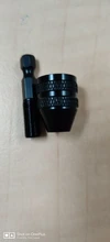 Adaptador de vástago hexagonal de broca sin llave de cambio rápido, 1 unidad, 6,35mm