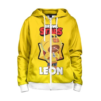 

Children's sweatshirt 3D with zipper Brawl Stars Sally Leon.