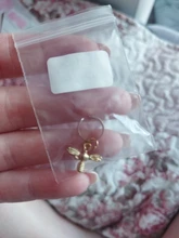 Pendientes de oro rosa en forma de U para mujer, pendientes de Clip femeninos sin Piercing