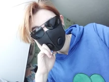 Mascarilla reutilizable Pm2.5 para ciclismo, máscara a prueba de viento, niebla, niebla, contaminación, transpirable, protección para los ojos, 2020, 1 unidad