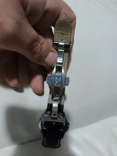 Calfskin-Correa de reloj de cuero de vaca genuino, pulsera de correa de reloj, hebilla de mariposa de repuesto, 12mm-24mm