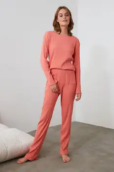 

Trendyol Lacing Detailed Knitted Pajamas Set THMAW21PT0280