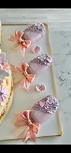 Ribbon-Bow Decoration Flower-Craft Satin DIY Pink Small-Size Fresh 50pcs Handwork 85--85mm