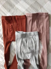 Medias acanaladas de otoño invierno para bebés y niños, 2019, malla, calzas para bebés y niños de 0 a 4 años color caramelo