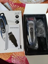 Cortadora de pelo eléctrica recargable por USB para hombres, cortadora de pelo profesional, pantalla LED Digital con 4 peines de límite 48