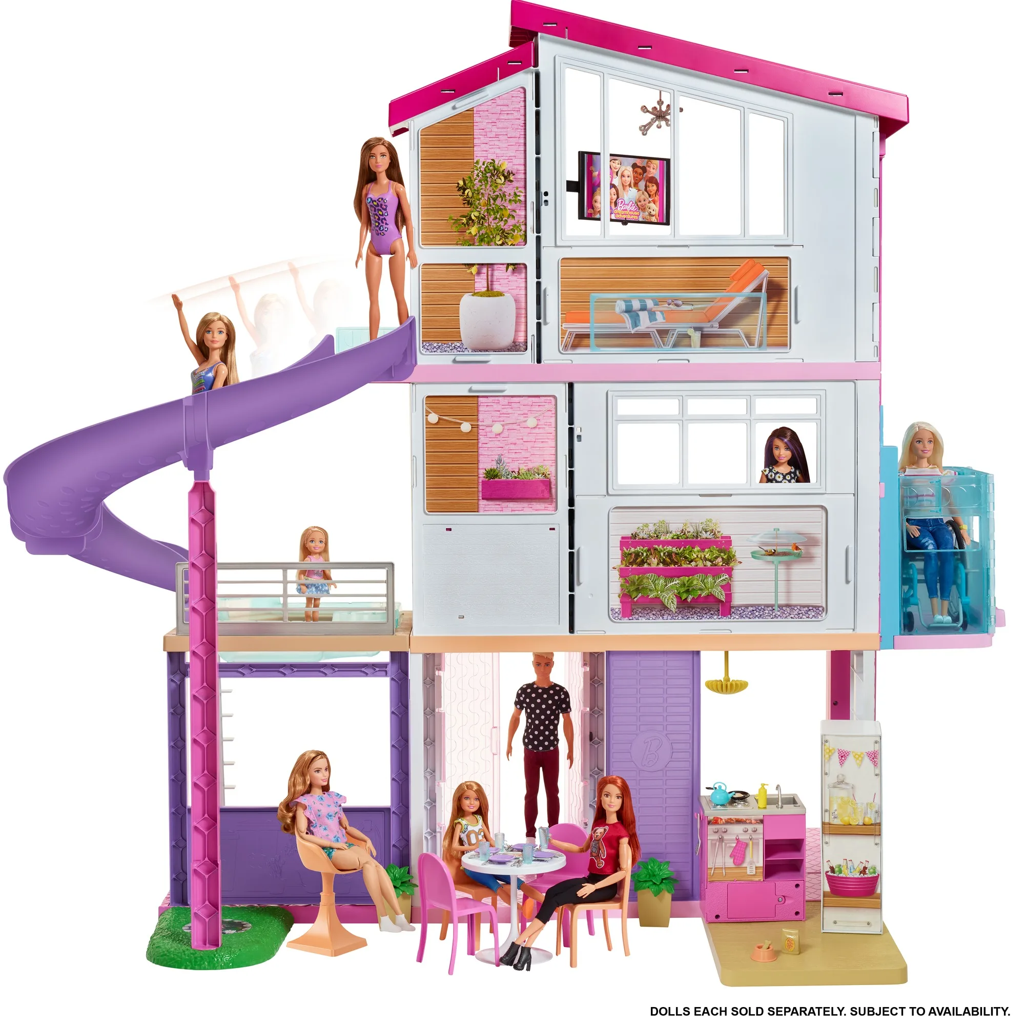 Huis Van Uw Dromen, Met Nieuwe Lift, Poppenhuis Met Accessoires (Mattel - AliExpress