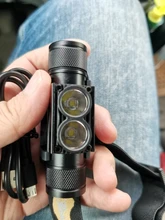 Mini Headlamp Head-Torch Waterproof Flashlight LED Hunting Rechargeable High-Power Boruit xm-L2