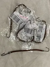 5 unids/lote nueva elástico Clips arcos accesorios para el cabello niñas bandas de goma de mascar con gancho de cola de caballo titular Bungee grueso accesorio para el pelo #280672
