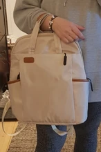 Impermeable de Mujeres de Negocios de la moda estudiante de Oxford mochilas escolares de 13,4 pulgadas del ordenador portátil bolsa de viaje Mochila