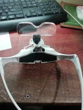 Gafas de aumento con lámpara LED, lentes intercambiables, 1.0X/1.5X/2.0X/2.5X/3.5X, herramienta de reparación, lupa de lectura