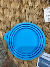 Portable Silicone Dog Cat Canned Lid Pet Food Cover Storage Fresh-keeping Lids