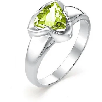 

Alcor ring with 1 хризолитом made of silver
