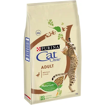 

Dry food Cat Chow adult cats with duck, package, 7 kg