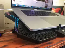 Coolcold gaming RGB laptop cooler 12-17 inch Led Screen Laptop cooling pad Notebook cooler
