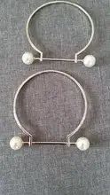 1 par (2 uds) de asa de bolsa de Metal, asas de repuesto para bolso, accesorios para fabricación DIY