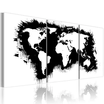 

Table-world map black-and-white 120x60