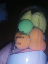 Maange10 Uds Mini Foam-Puff de polvo grande, belleza, licuadora, base correctora, crema suave, en húmedo y seco, doble uso