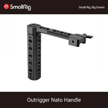 

SmallRig Camera Top Handle Outrigger Nato Handle Mount with 1/4 and 3/8 Threaded Holes for DSLR Camera Cage Handle Kit - 1534