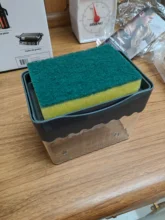 Soap-Pump-Dispenser Container Soap-Organizer Sponge-Holder Kitchen-Cleaner-Tool Manual-Press