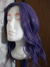 MSIWIGS mujer púrpura 22 colores Cosplay peluca ondulado corto sintético resistente al calor de pelo Rosa Rubio Ombre porque peluca