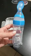 Botella de alimentación de bebé seguro de 90ML, cuchara de alimentación de silicona para niño pequeño, botella de leche, alimentador de entrenamiento para bebé, suplemento alimenticio
