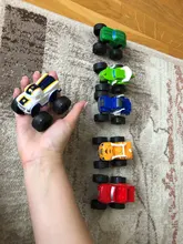 Juego de 6 unidades de camiones milagrosos rusos para niños, juego de 6 unidades de coches Blaze Monster Machines, juguetes Blazed para niños, regalos de navidad