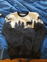 Loose Sweater Clothing Christmas-Theme Handsome Mens New Multicolor Hot-Style Optional