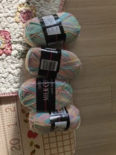 Wool-Yarn Scarf-Hat Sweater Craft Crochet Hand-Knitted Milk Warm Soft Baby Cotton 50g/pc