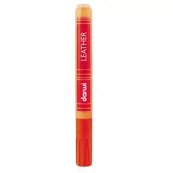 

Da0420013 marker leather for skin/leatherette, 6 ml. Darwi (752 Orange)