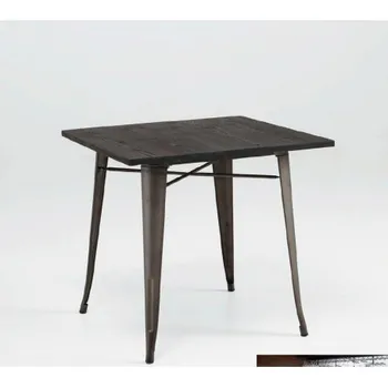 

Square table barroom metal/wood ..