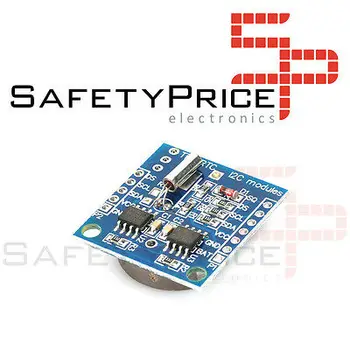

ARDUINO clock module RTC DS1307 AT24C32 with battery included from Spain