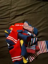 Calcetines de algodón para niños y niñas, calcetín deportivo con diseño de dibujos animados, adecuado para niños de 1 a 10 años, 5 par/lote