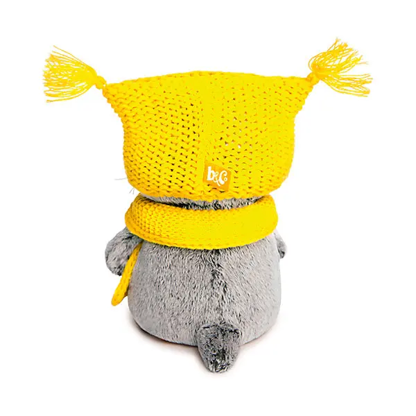Мягкая игрушка Budi Basa Кот Басик Baby в шапке сова и шарфе 20 см|Мягкие игрушки