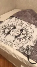 Witchcraft Tapestry Sofa-Blanket Decorative-Sheet Divination Tarot Mandala Bohemian