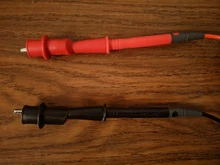 1 Pair Alligator Crocodile Test Clip Clamp For Multimeter Tester Probe New