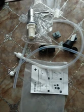 Soap-Dispenser Soap-Bottle Kitchen-Sink-And-Tube-Kit Brushed-Nickel No-More-Refills 