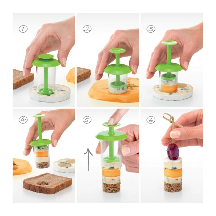 TESCOMA Формочка для канапе PRESTO Foodstyle 4 шт.|Другие кухонные специальные инструменты| |