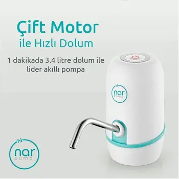 

Narpump Portable Wireless Rechargeable Dual Motor Double Speed Carboy Water Pump smart Kiwi Cordless Rechargeable Lidl PH Value