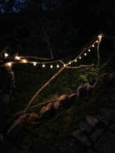 Solar-Light Garlands Crystal-Ball Outdoor-Decoration Christmas-Party for 8-Modes 12m/led