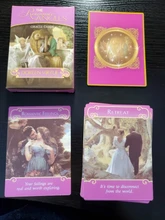 Cartas de oráculo de Los Ángeles románticos juego de mesa de oráculo, lectura inglesa del destino, baraja de cartas de juego, juegos para fiesta, entretenimiento Personal