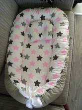 Cama de nido de bebé portátil, cuna de algodón infantil para niños y niñas, para viaje