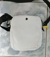 Bolso de hombro de Color puro para mujer, bandolera de lona con cremallera del bolso