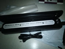 Máquina de envasado al vacío para el hogar, sellador al vacío de alimentos negro, 220V/110V, con 10 Uds. Gratis, bolsas de vacío de 17x25cm