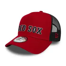 NEW ERA BOSTON RED SOX бейсболка MLB Кепка сетка полка красная с вышитым логотипом