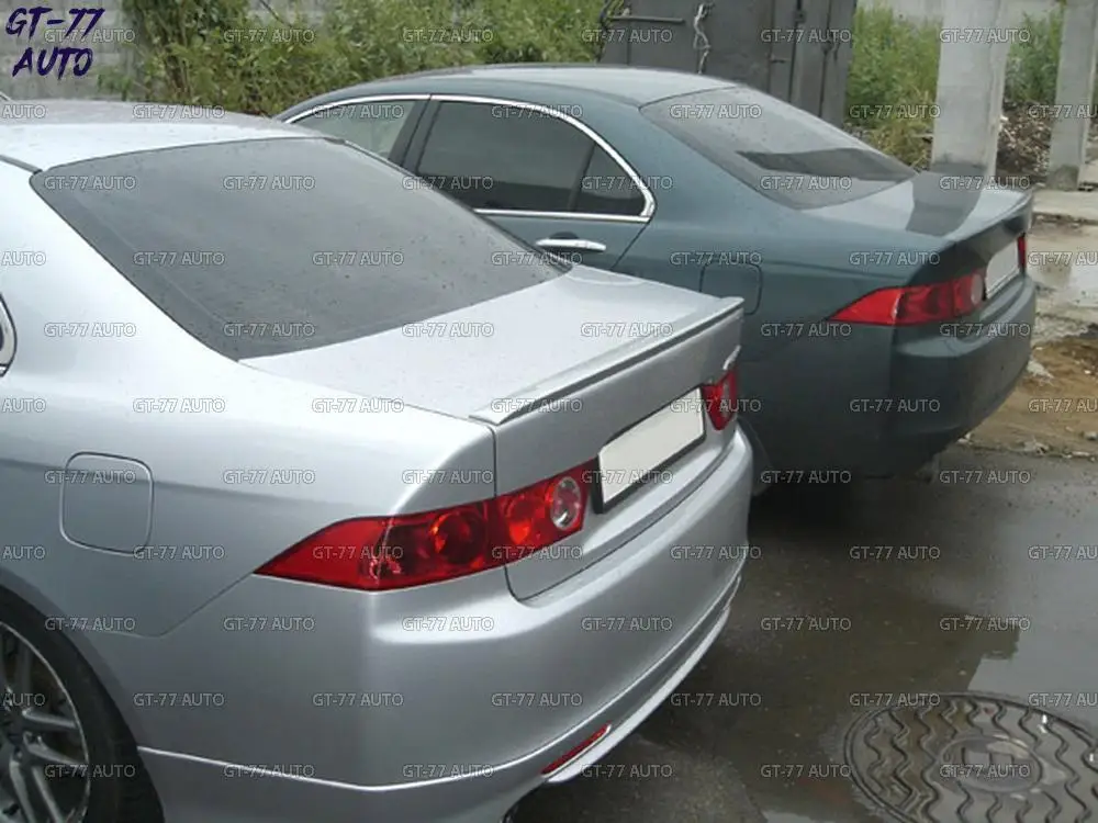 Spoiler on trunk lid case for Honda Accord 7 2002-2007 lip saber exterior material ABS plastic styling tuning pad