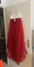 Niña en rojo de encaje bordado Navidad vestido de fiesta de cumpleaños boda Vestido Formal vestidos infantiles para niñas adolescentes ropa 6 14 años