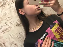 Collar con colgantes de corazón de cereza en cruz de mariposa para mujer, cadena de cristal brillante, Gargantilla, joyería al por mayor