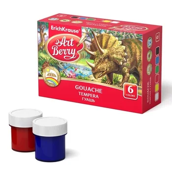 

Gouache children's erichkrause "artberry" in a set of 6 colors of 20 ml